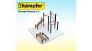 Воркаут площадка Kampfer Strength Workout 1-1 Воркаут площадка Kampfer Strength Workout 1-1